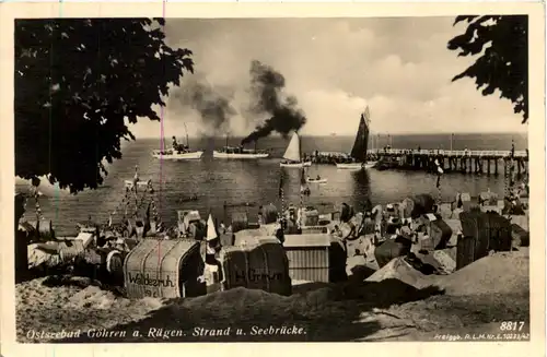 Seebad Göhren a. Rügen, Strand u. Seebrücke -505186