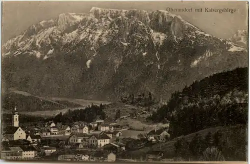 Oberaudorf mit Kaisergebirge -505560
