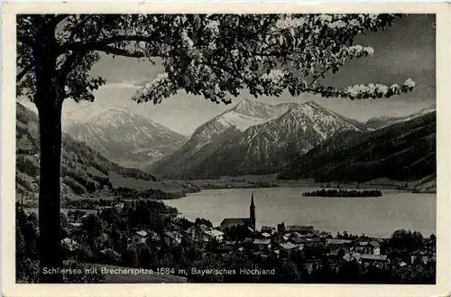 Schliersee mit Brecherspitze -504808