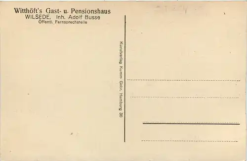 Wilsede, Witthöfts Gasthaus -505990