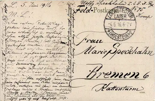 Gruss aus dem Lockstedter Lager - Feldpost -478034