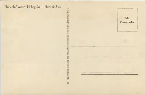 Kurort Hohegeiss, i. Harz -504682