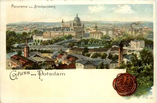 Gruss aus Potsdam - Litho -604992