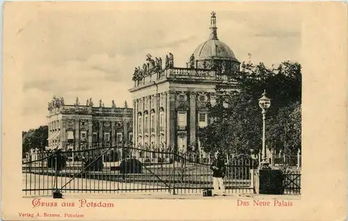 Gruss aus Potsdam, das Neue Palais -504944