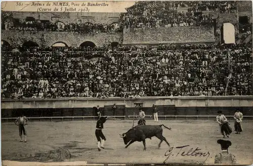 Arenes de Nimes 1903 - Stierkampf -476182