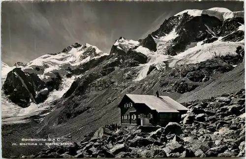 Bovalhütte mit Bernina und Merteratsch -506310