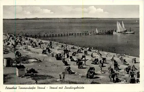 Timmendorfer Strand, Strand mit Landungsbrücke -505188