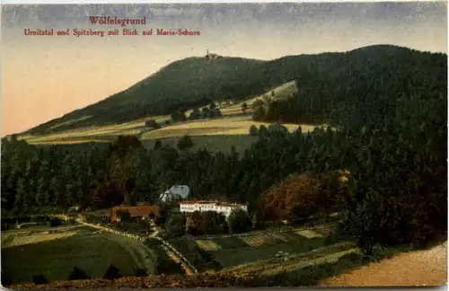 Wölfelsgrund, Urnitztal und Spitzberg mit Blick auf Maria-Schnee -505228