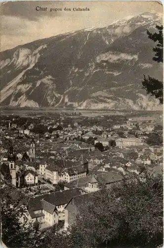 Chur gegen den Calanda -476302