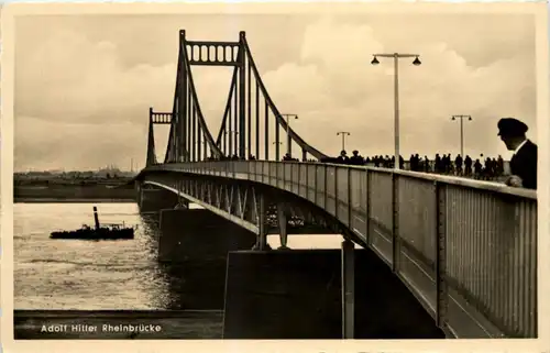 Adolf Hitler Rheinbrücke, Krefeld-Uerdingen -505042