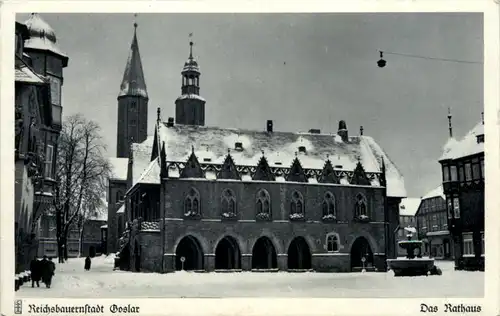 Goslar, das Rathaus -505468