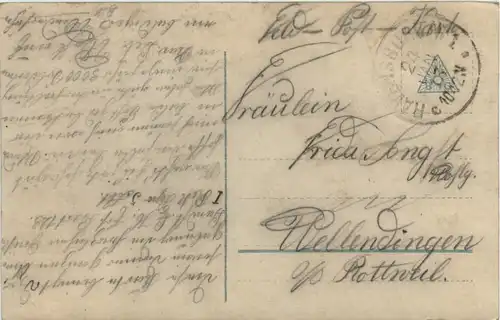 Abschied - 1. Weltkrieg - Feldpost -476522