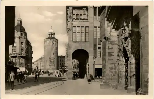 Görlitz, Blick zum Dicken Turm -505656
