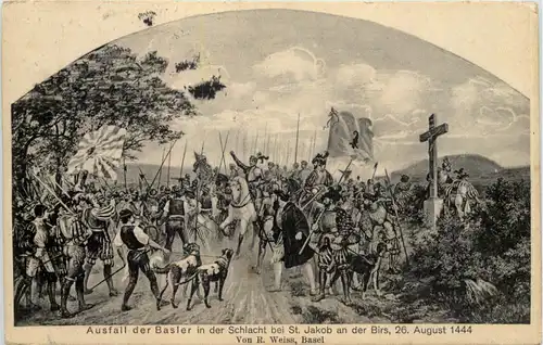 Ausfall der Basler in der Schlacht bei St. Jakob an der Birs -506420