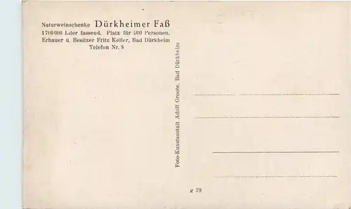 Bad Dürkheim, Das grosse Fass -503878