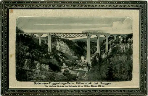 Bodensee - Toggenburg Bahn - Sitterviadukt bei Bruggen -479140