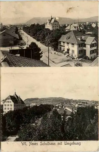 Wil - Neues Schulhaus mit Umgebung -479200