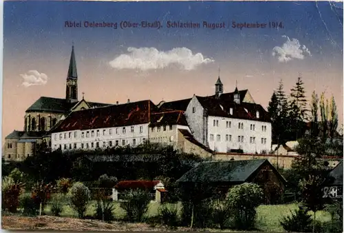 Abtei Oelenberg - Schlachten 1914 - Feldpost -476962