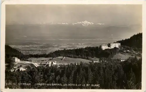 St. Cergues - Les Hotels et le Mt.-Blanc -506626
