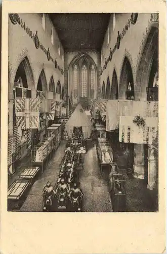 Basel, Historisches Museum, Blick in die 14 Jh. erbaute Barfüsserkirche -506122