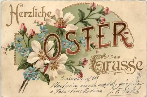 Ostern - Prägekarte -477342
