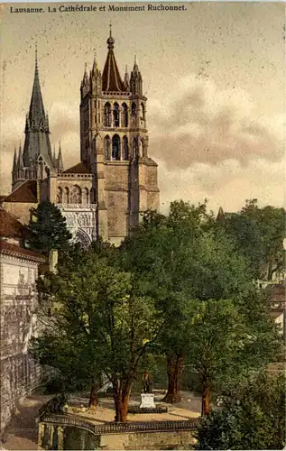 Lausanne, La Cathedrale et Monument Ruchonnet -507450