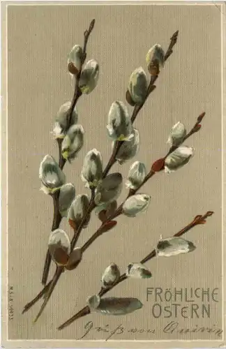 Ostern - Prägekarte -477362