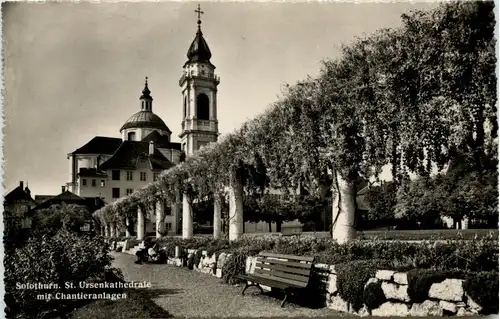 Solothurn, St. Ursenkathedrale mit Chantieranlagen -507006