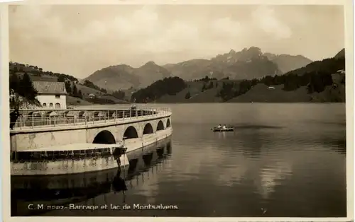 Barrage et lac de Montsalvens -506444