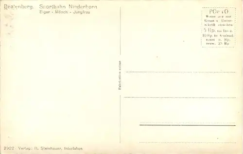 Beatenberg, Sportbahn Niederhorn -506402