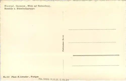 Kiental, Gorneren, Blick auf Steinenberg -507500