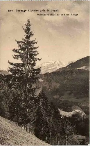 Leysin, Paysage Alpestre pres de Leysin -506524