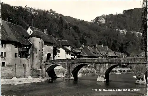 St. Ursanne, pont sur le Douba -506648