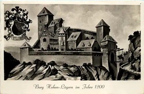 Burg Hohen-Lägern im Jahre 1200 -506544