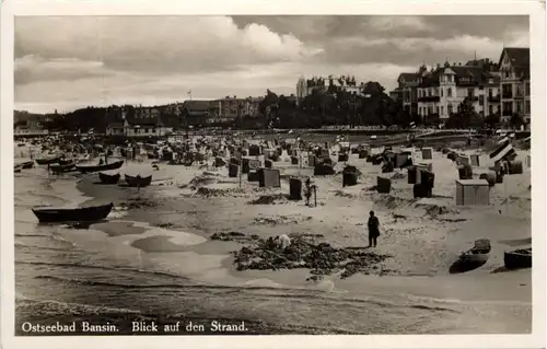 Ostseebad Bansin, Blick auf den Strand -504918