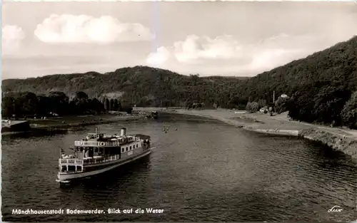 Bodenwerder, Blick auf die Weser -505018