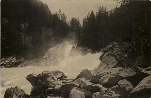 Rofflaschlucht, Vereinigung des Averserbaches m.d. Hinterrheim -506682