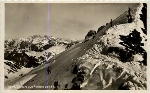 Skiers aux Rochers de Naye -506916