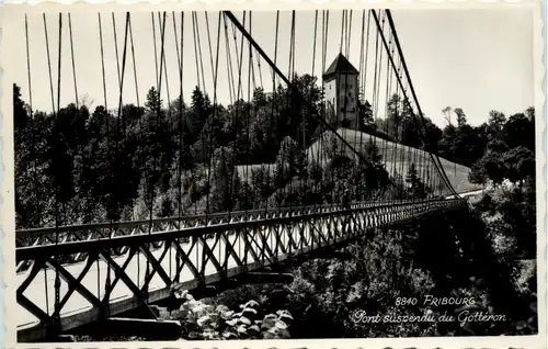 Fribourg, Pont suspendu du Gotteron -507990