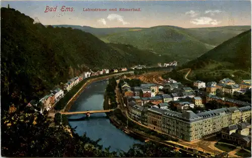 Bad Ems, Lahnstrasse und Römerbad -505318