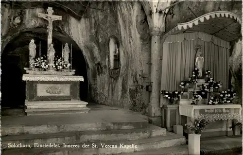Solothurn, Einsiedelei, Inneres der St. Verena Kapelle -507022