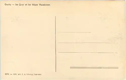 Ouchy, Le Quai et les Alpes Vaudoises -508350