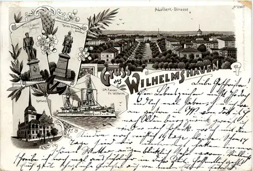 Gruss aus Wilhelmshaven - Litho -480680