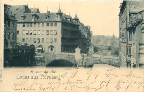 Gruss aus Nürnberg, Museumsbrücke -505438