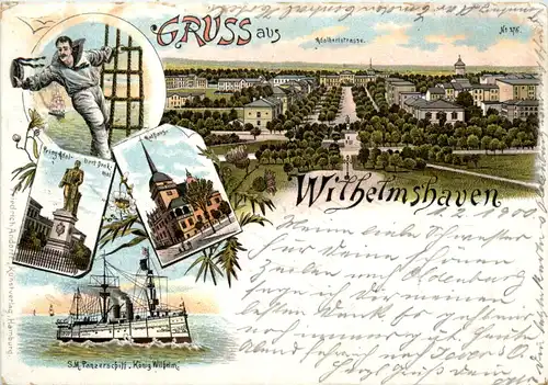 Gruss aus Wilhelmshaven - Litho -480700