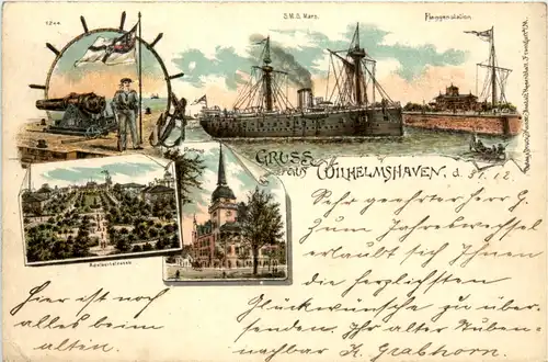 Gruss aus Wilhelmshaven - Litho -480720