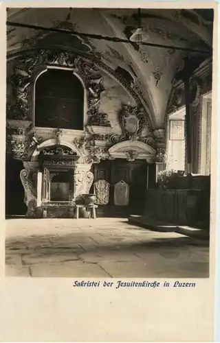 Luzern, Sakristei der jesuitenkirche -508410