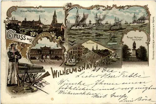 Gruss aus Wilhelmshaven - Litho -480740