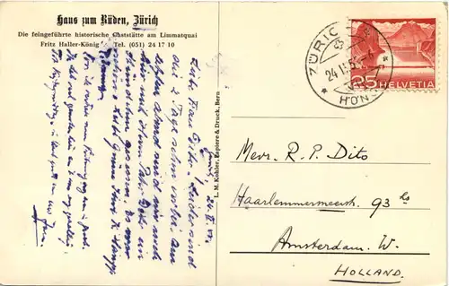 Zürich, Haus zum Rüden -507124