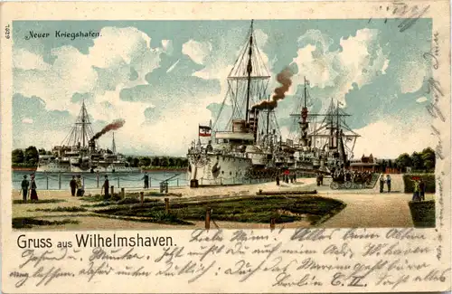 Gruss aus Wilhelmshaven - Litho -480800